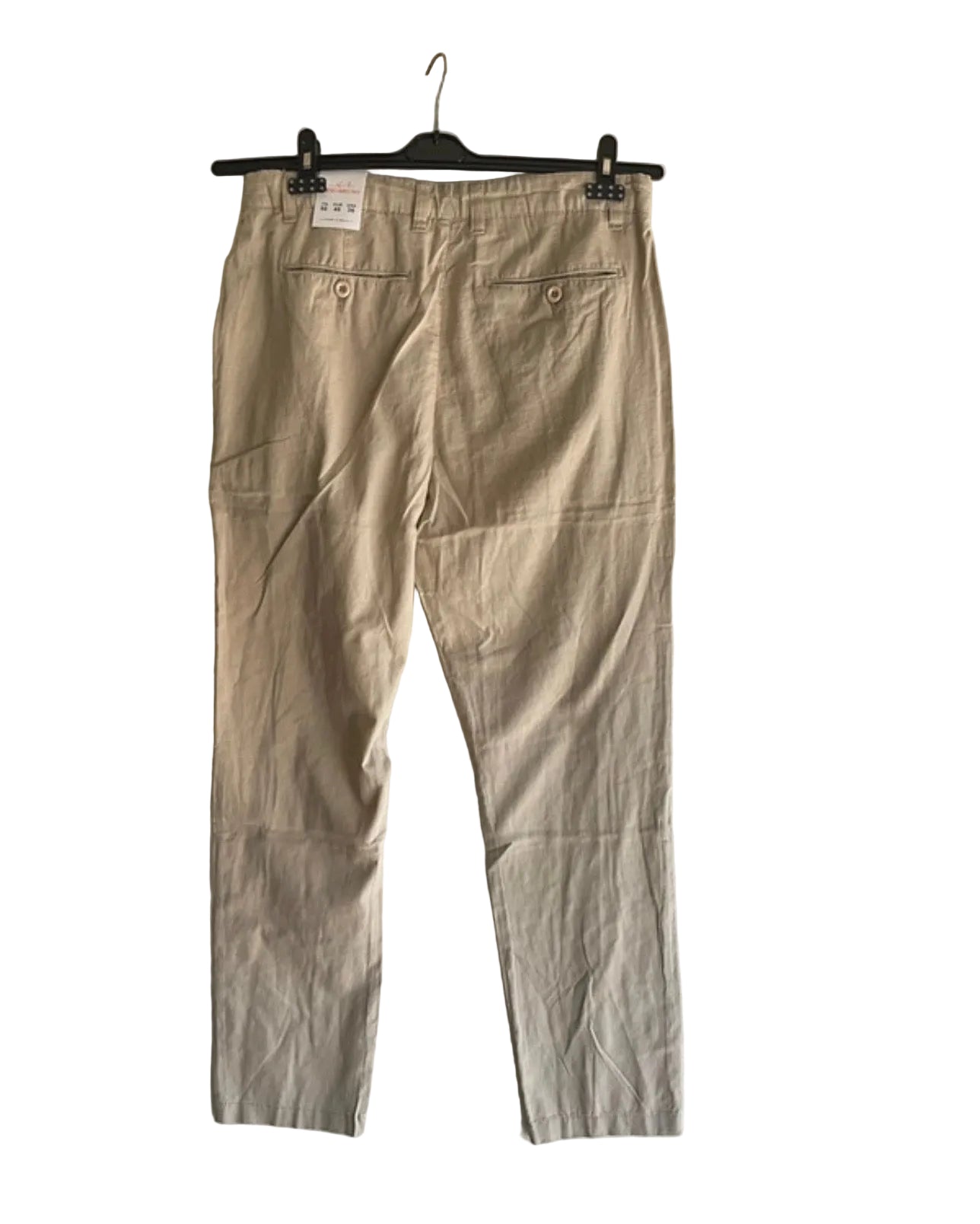 Pantaloni chino beige Riso Bruno vista posteriore