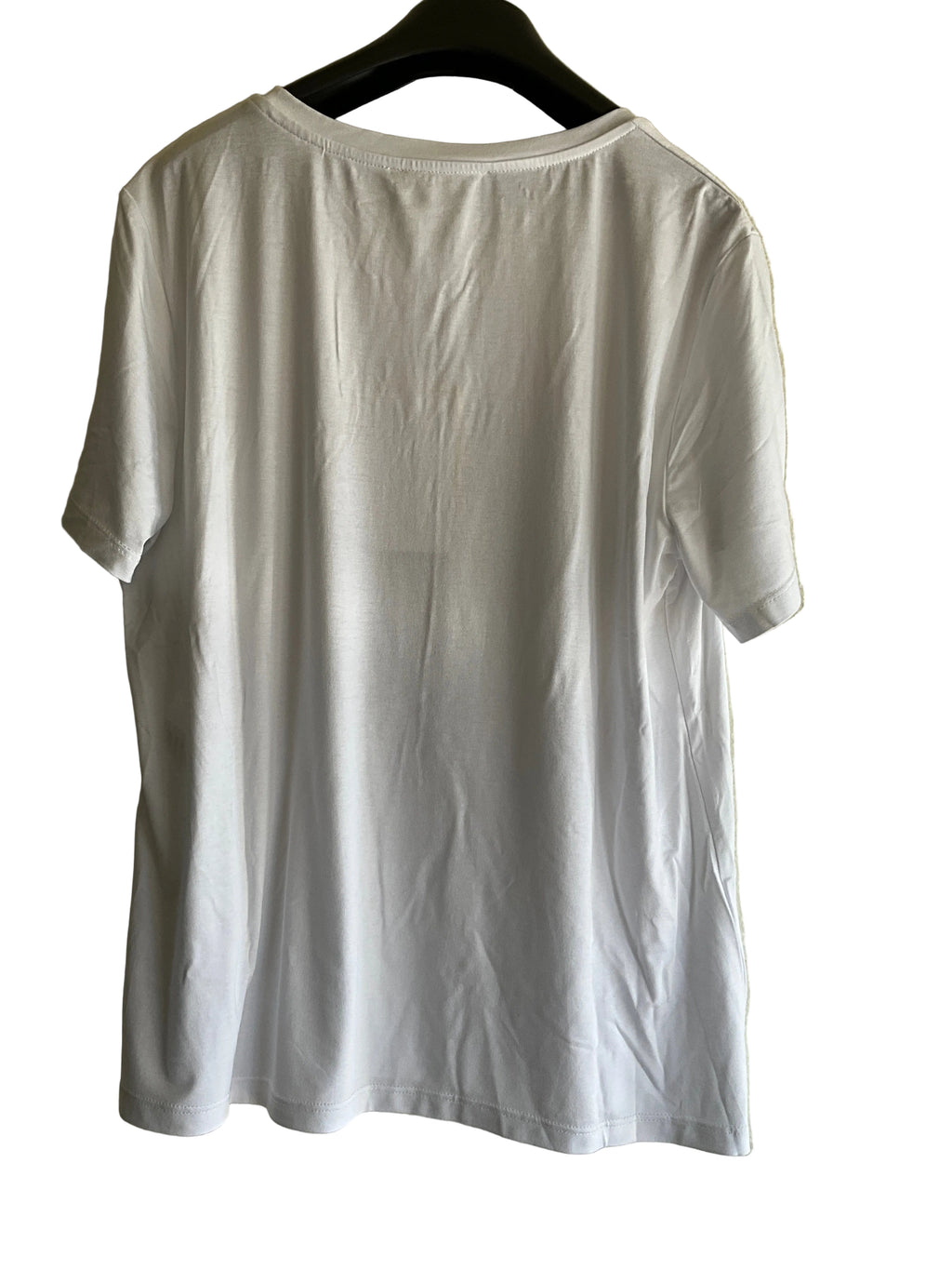 Maglia Bianca Geometrica